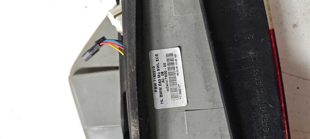 BMW X3 E83 LCI LED 2008 ROK Lewa i Prawa Lampa lewy i prawy tył