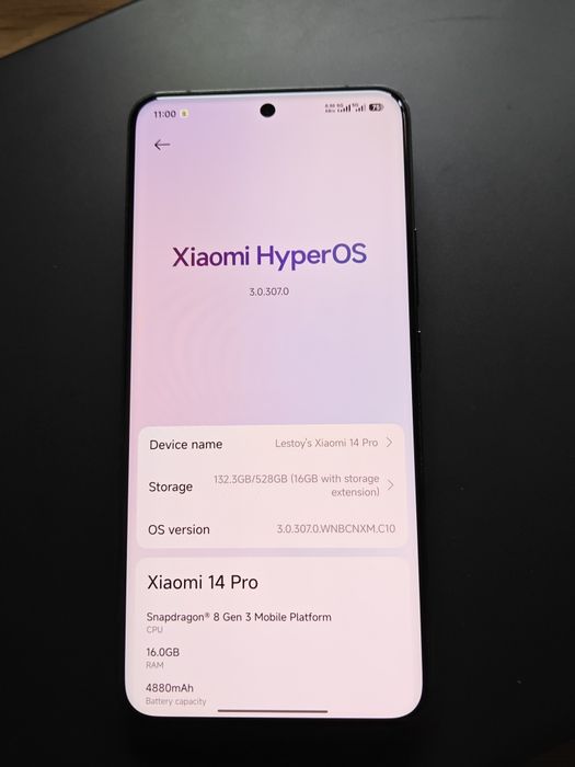 Xiaomi 14 Pro 16GB/512GB + carregador Xiaomi 120W