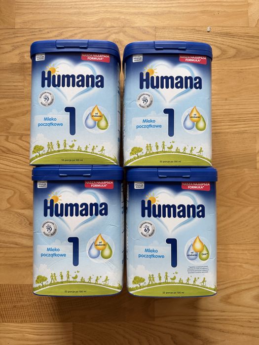 Суміш смесь Humana 1, 2 ( термін до 10.09.20 пачок) детское питание