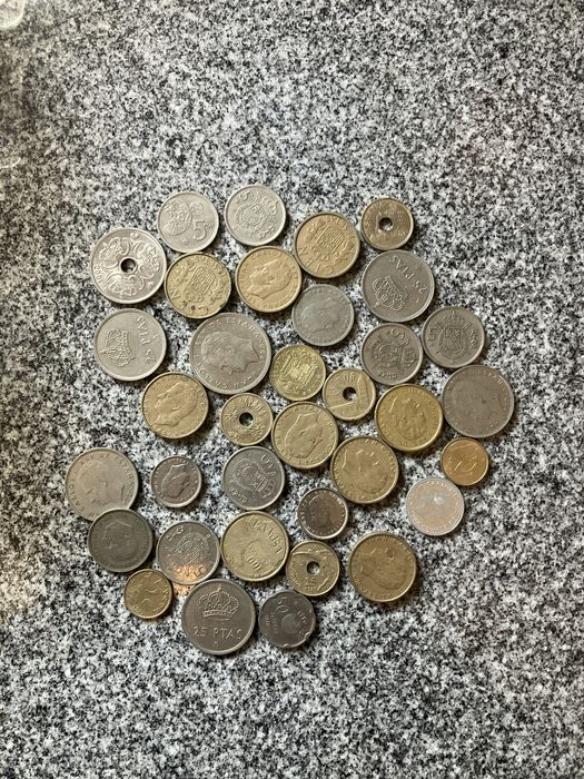 Moedas de varios paises