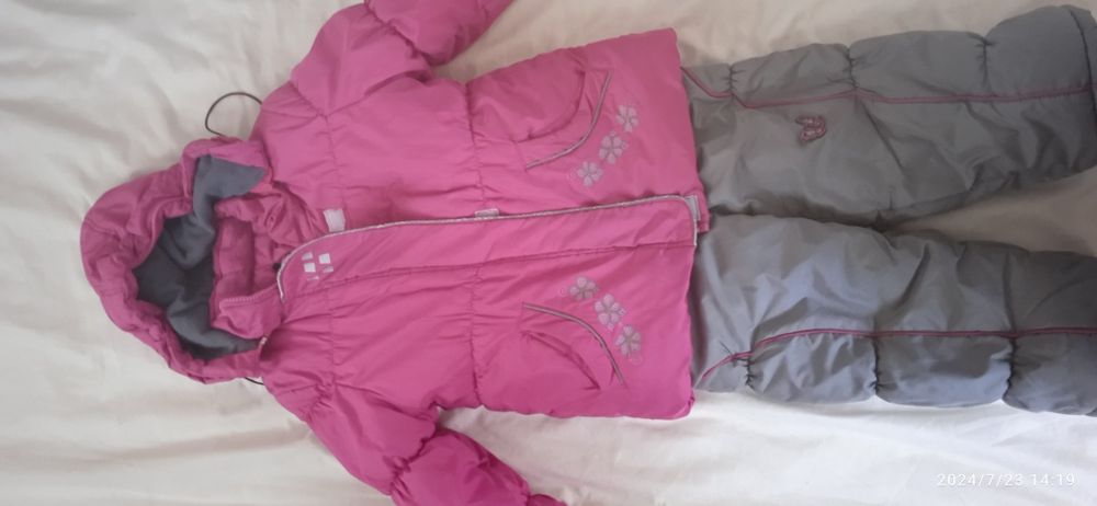 Зимовий комбінезон для дівчинки на 4/5 рок