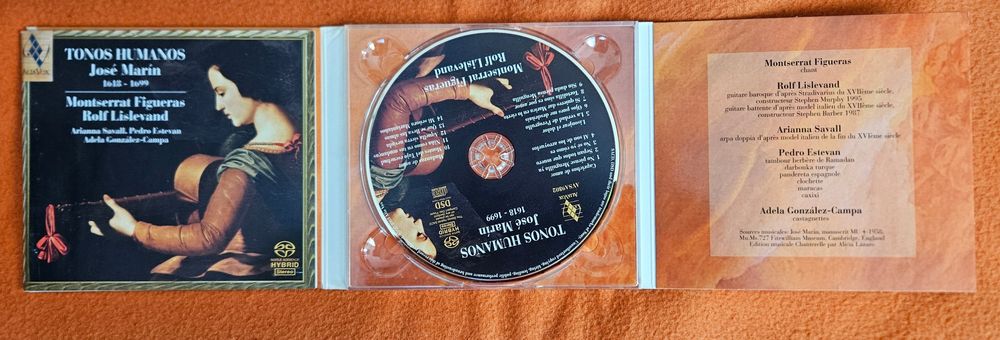 Jose Marin - Tonos Humanos MONTSERRAT FIGUERAS, Rolf Lislevand SACD