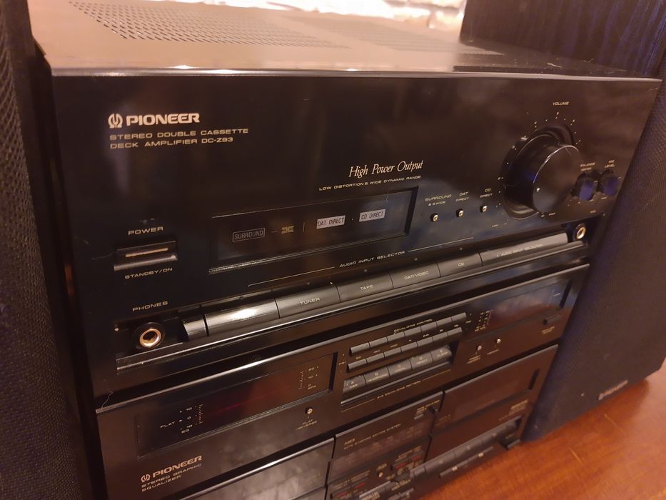 Wzmacniacz korektor deck Pioneer DC-Z93 kolumny S-Z72 100W