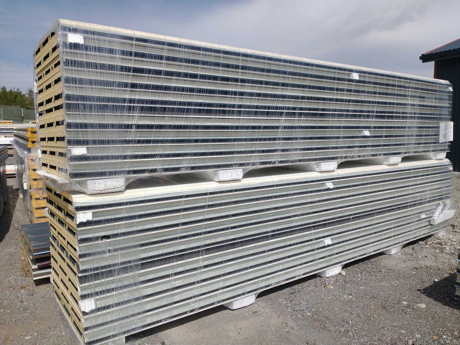 Płyta warstwowa PIR DACHOWA 40 mm I gat 7016 dostępne od ręki!