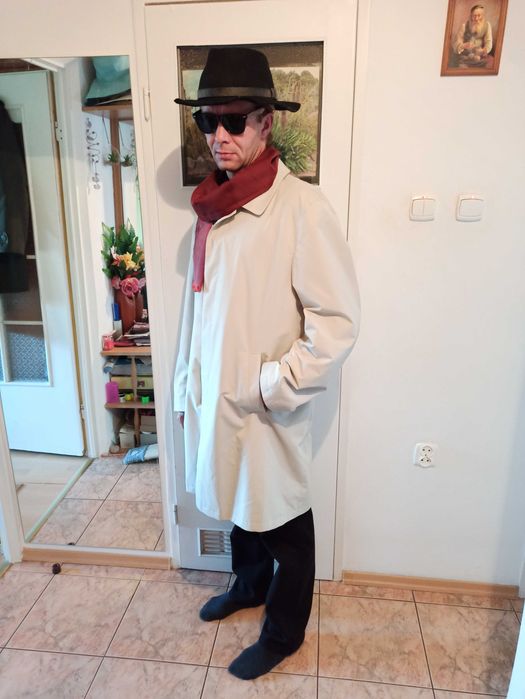 Elegancki biznesowy płaszcz męski XL firmy Gamatex