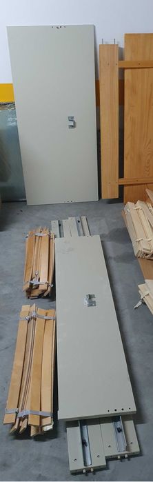 Colchão novo 120x200 + usado cama IKEA + 2 x mesa de cabeceira