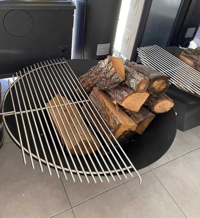 Вогнище для саду. Чаша для вогню. Садовий мангал з решіткою-гриль