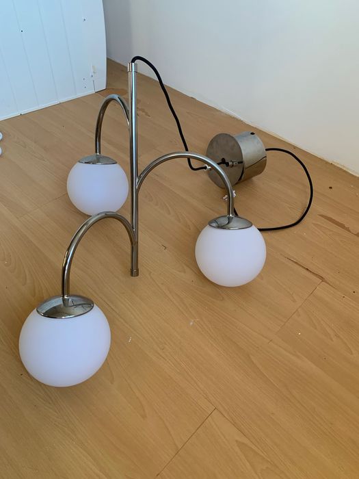 Candeeiro de teto prata