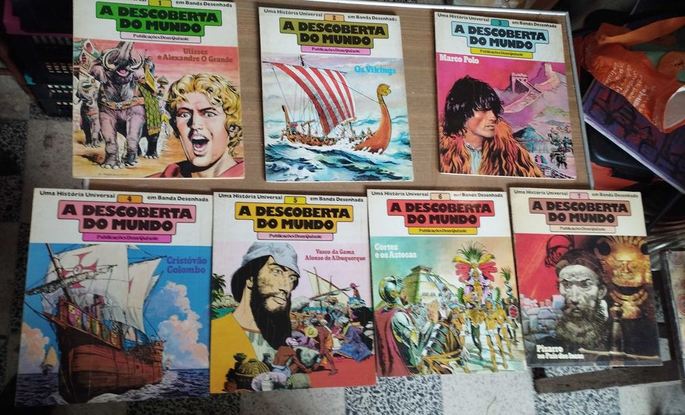 13 livros BD A descoberta do mundo