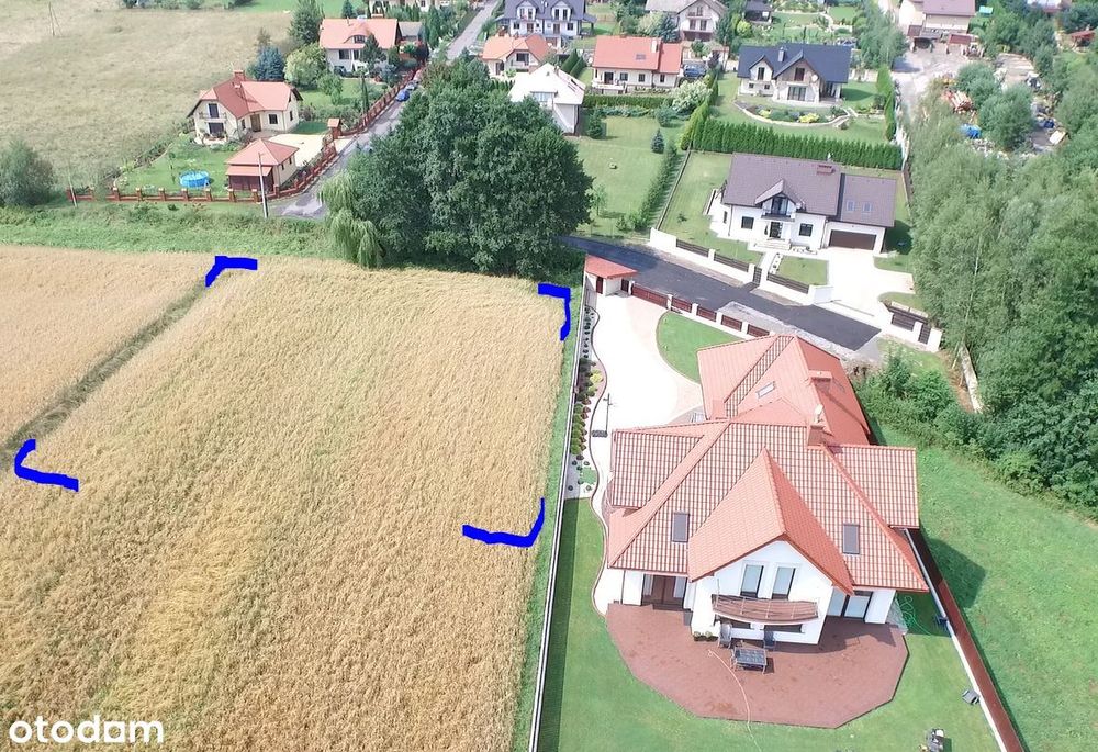 Działka budowlana w Bochni, 912 m² budownictwo jednorodzinne