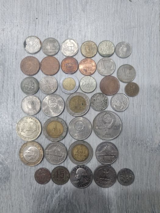 Монеты разные старые