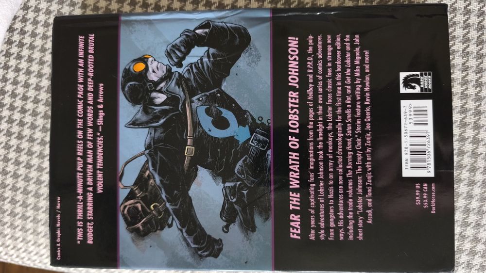 Lobster Johnson omnibus vol 1 Mike Mignola