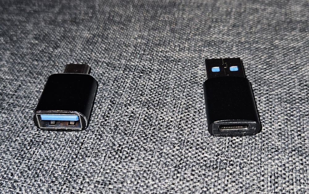 Adapter przejściówka USB-C na USB-A oraz USB-A na USB-C