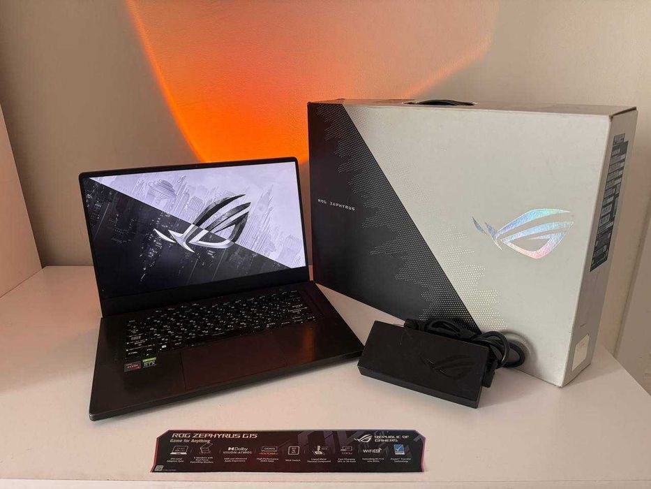 Ноутбук ASUS ROG Zephyrus G15 (GA503RM)40 GB ОЗУ, 1,5 TB NVMe,Ryzen 7 6800hs, 3060