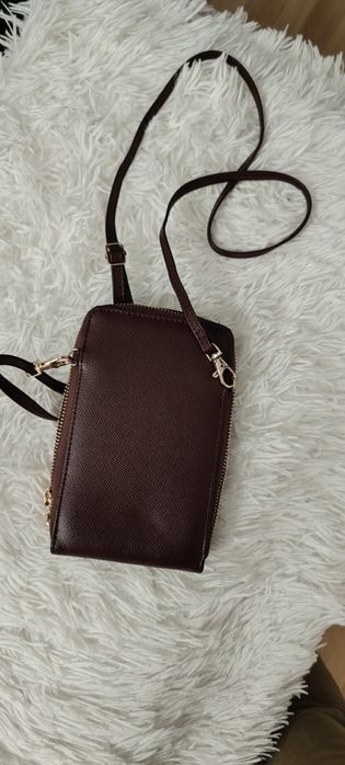 Mala bordeaux tiracolo