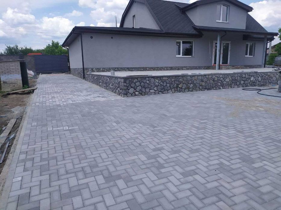 Тротуарная плитка Кирпичик завод Фортис.Є відновлення.