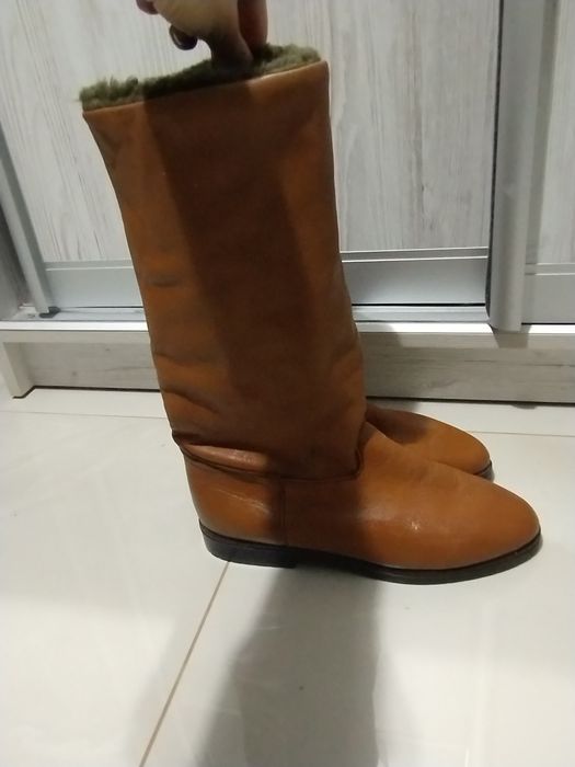 Шкіряні чоботи,труби