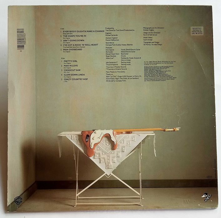 Eric Clapton – Money And Cigarettes LP 1983