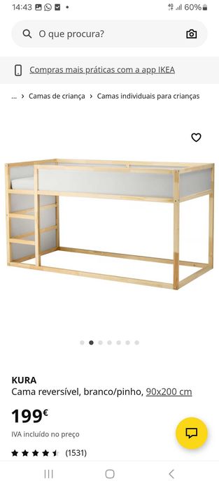 Beliche ikea em bom estado