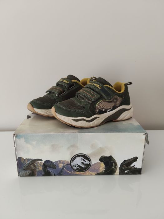 Sneakersy buty adidasy świecące z dinozaurem