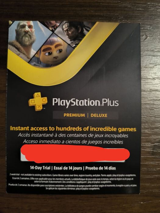 Ps+ premium dostęp na 14dni