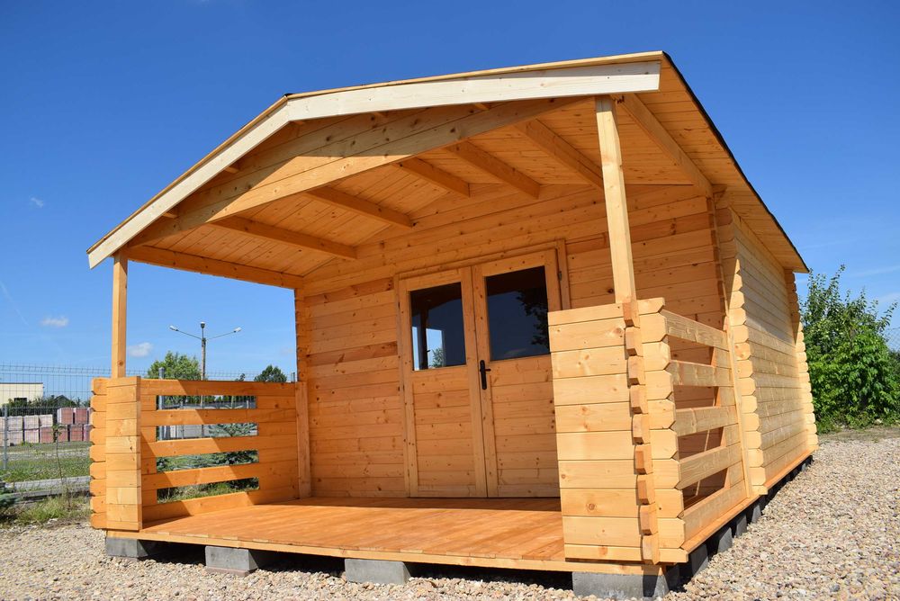 dostępny od ZARAZ solidny domek letniskowy + taras*6x4*24 m2*ogrodowy