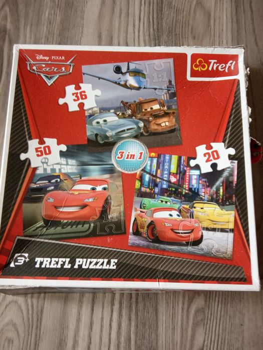 Puzzle Trefl Auta 3 w 1