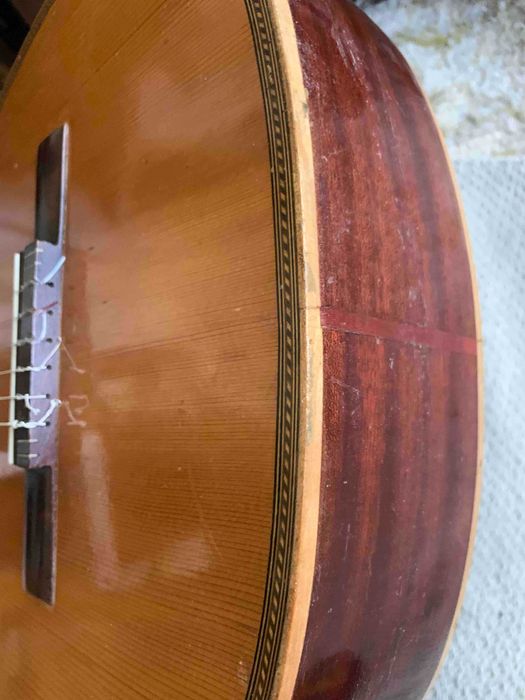 Guitarra Clássica artesanal Espanhola anos 60