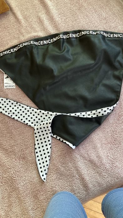 Косынка эко кожа новая