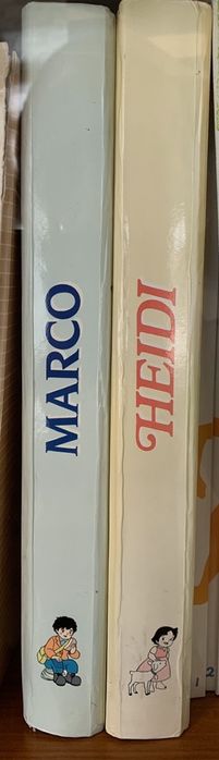 Coleção Março e Heidi fascículos e VHS