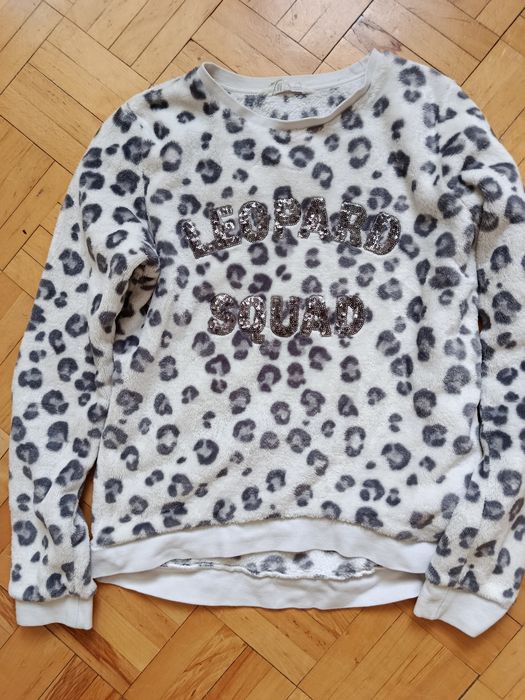 Ciepła bluza miś H&M 158/164