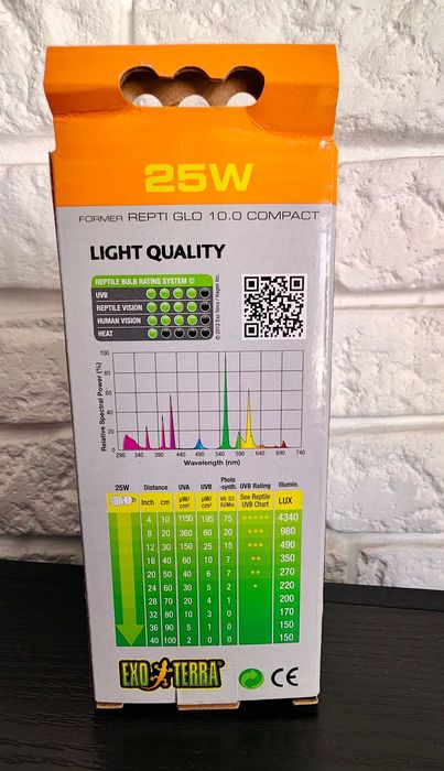 EXO-TERRA UVB 150 (Repti Glo 10.0) 25W Żarówka pustynna do terrarium