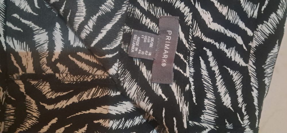 Spódnica wzór zebra