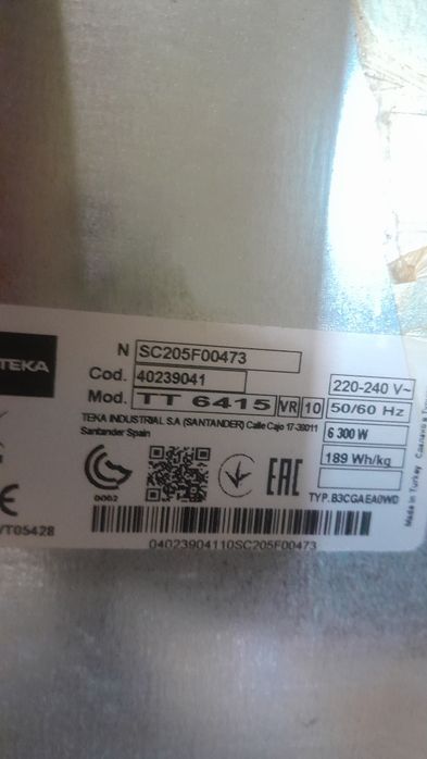 Placa de Indução TEKA  TT6415