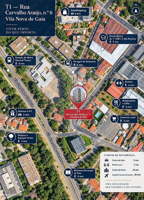 Apartamento T1 para venda