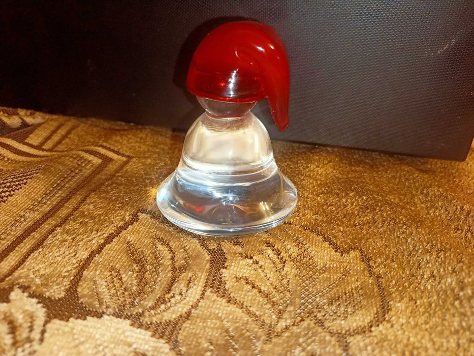 Święty Mikołaj z norweskiej huty szkła HADELAND