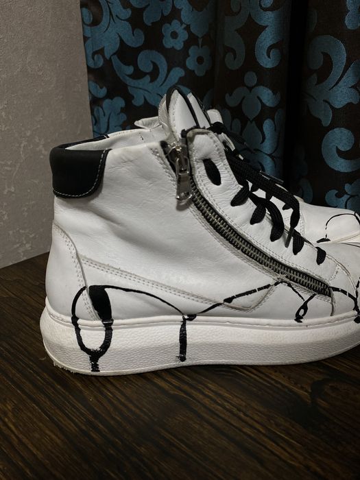 Кроссовки Италия,осінь,весна,демі,хайтопы,Concepte,кожа,ботинки
