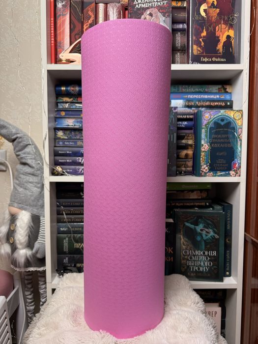 Масажний ролик + спортивний коврик для фітнесу + гантелі 2кг