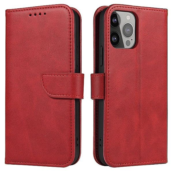 Etui portfel z klapką podstawką do iPhone 15 Pro Max Magnet Case - cze