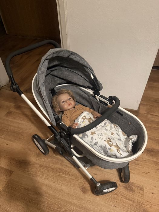 Wózek dla lalki z nosidełkiem