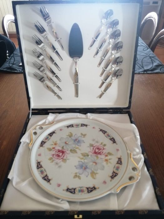 Conjunto de bolo / tarte tipo Limoges443350235774996480