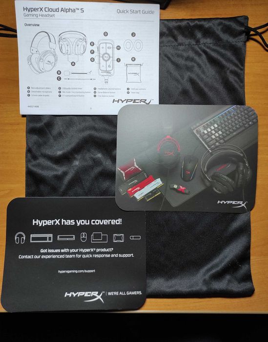 Навушники HyperX Cloud Alpha S Blackout