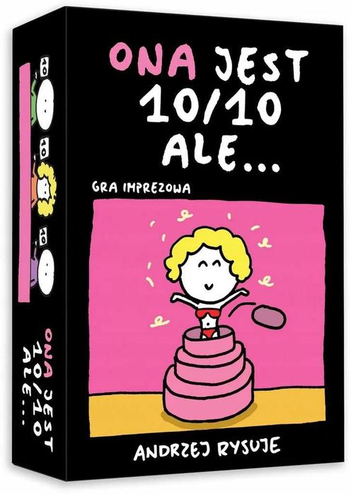 Ona jest 10 na 10, ale, gra imprezowa z rysunkami Andrzej Rysuje