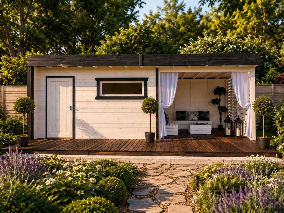 MONTAŻ i DOMEK 6x3 na ROD domek 6x4 domek 4x4 MDN10 sauna jacuzzi siłownia, domek letniskowy, domki ogrodowe, altana 8x4 altana 4x4