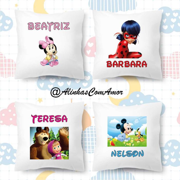 Almofadas Personalizadas 40x40cm64737775573763125