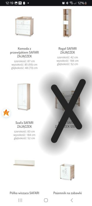 Zestaw mebli Klupś
