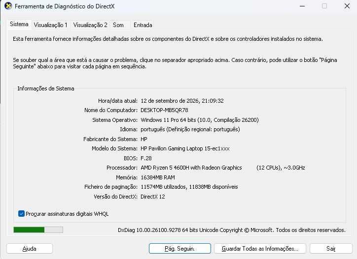 PC Portátil Gaming HP Pavillon 15ec1017np