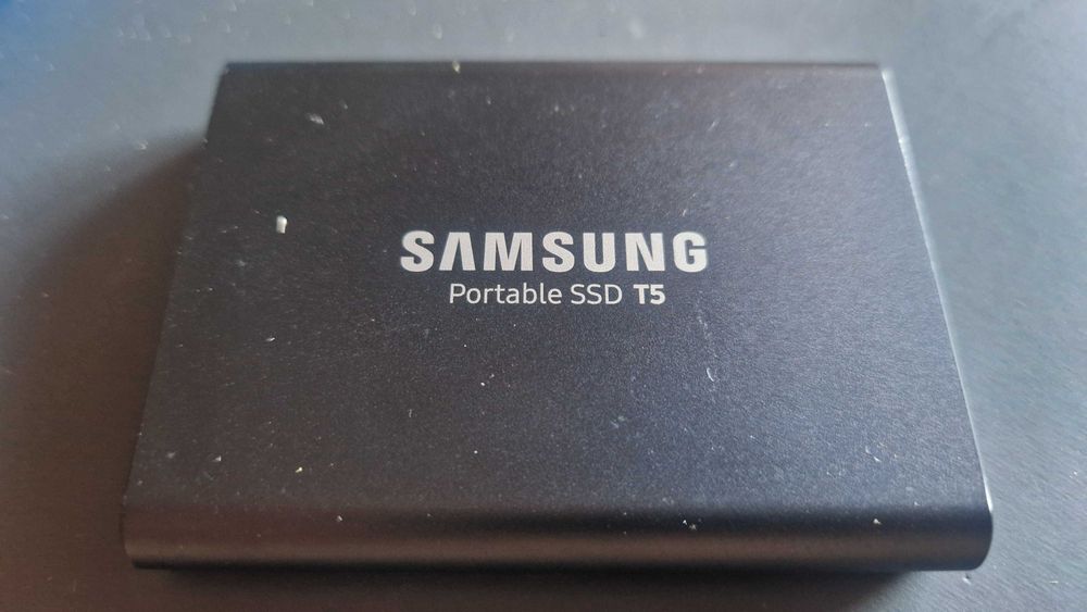 SSD Disco Externo Samsung Portable T5 1TB USB-C - MU-PA1T0B