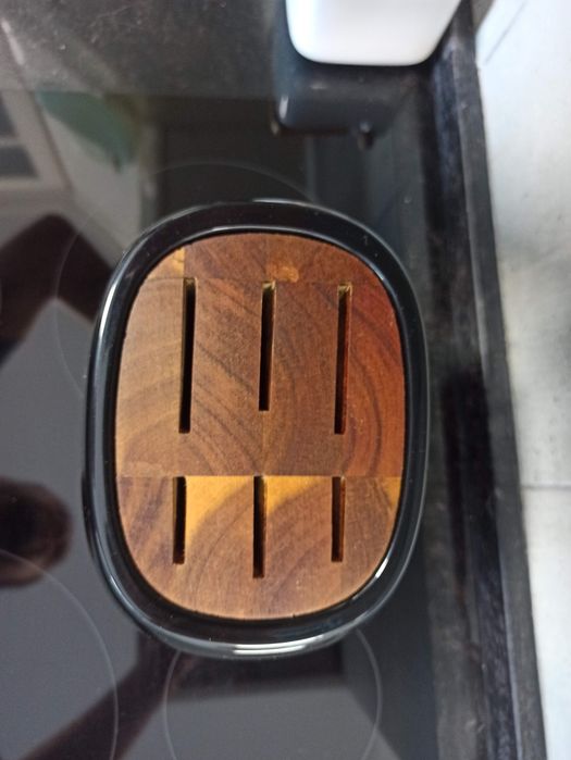Suporte facas SMEG Bege / preto NOVO