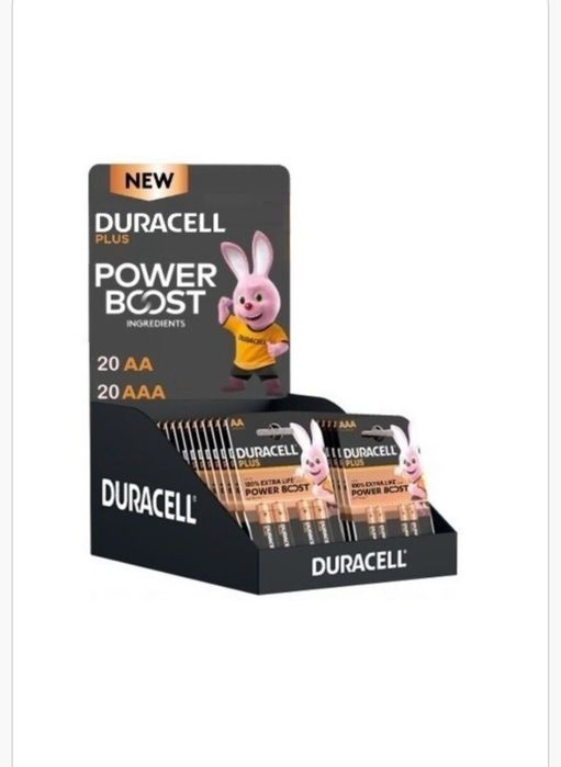 Pilhas Duracell aa+aaa
